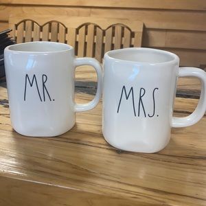 Rae Dunn Mr. and Mrs. Mugs